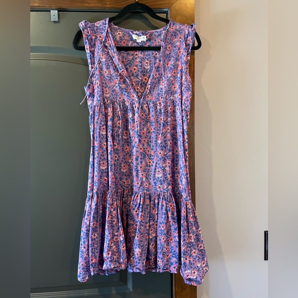 Emerson Fry Angel Dress- Violet Wildflower M/L